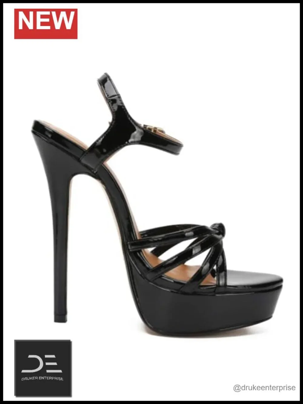 Flatform Stiletto High Heel Strapy Slingback Sandals